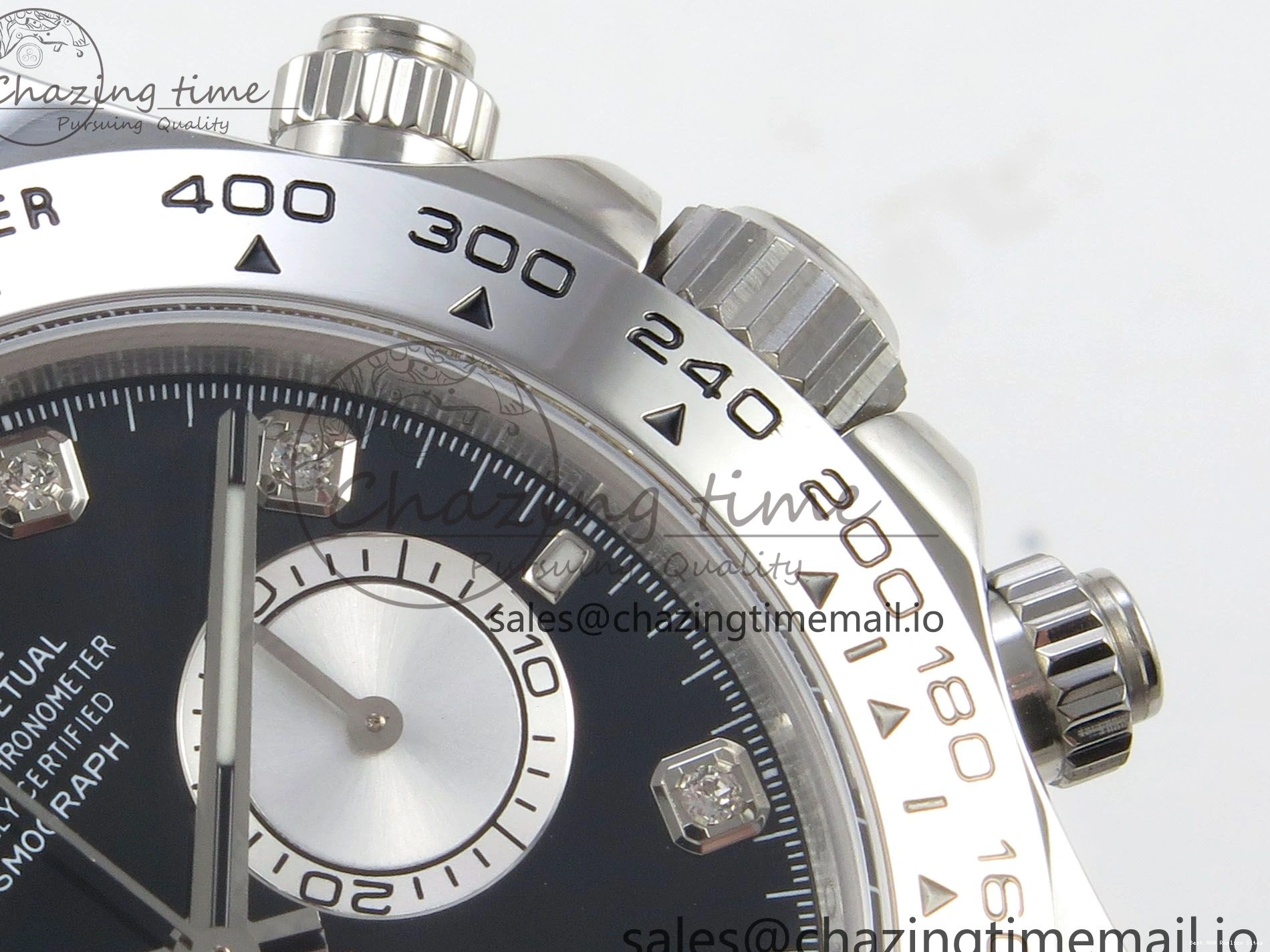 Good Copy Rolex Watches DD Tailored 1:1 SS Clone Daytona SS Clean on 126509 Best Black Edition Bracelet Dial 255 Super 1218